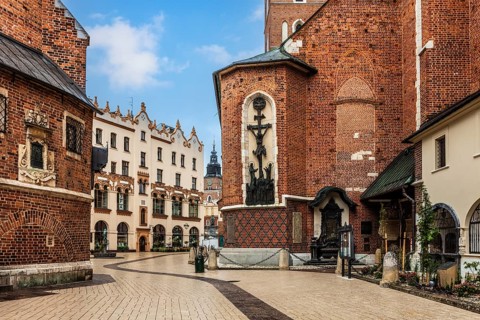 St. Mary's Church, 14th century, Krakow, Poland