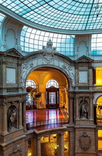 Interior design at the Museum of Communication on Leipziger Straße in Berlin Mitte, Classicism,