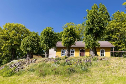 Bergbaude, Großer Berg in Großhennersdorf, Herrnhut, Upper Lusatia, Saxony, Germany