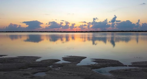 Sunrise on the coast near Khahil, Oman