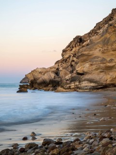 Sunrise on the coast near Mirbat, Oman