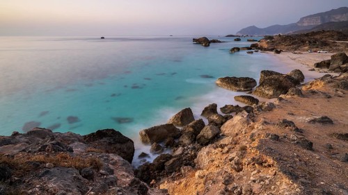 Sunrise at Fazayah Beach, Mughsayl, Oman