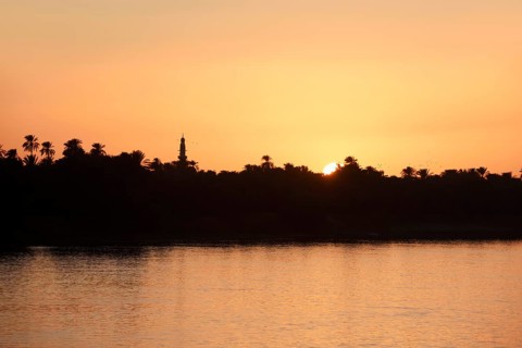 Sunset on the Nile, Kom Ombo, Egypt