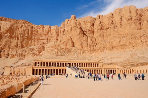 Hatshepsut temple, Hatshepsut mortuary temple, Deir el-Bahari, Thebes, Luxor, Egypt