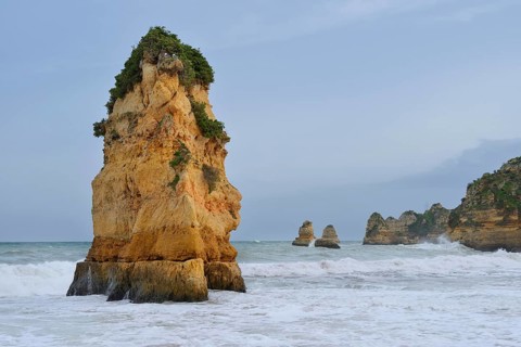 Rock in the Surf, Praia Dona Ana, Lagos, Algarve, Portugal