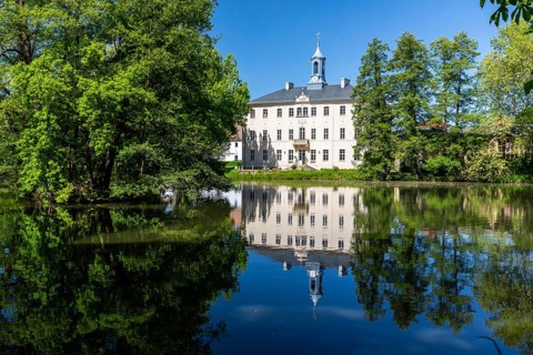 Lauterbach Castle and Palace Park, Ebersbach, Saxony, Germany