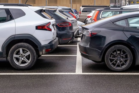 Parked cars, Bern, Switzerland