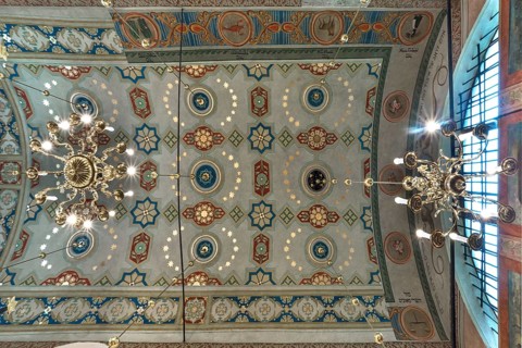 Vault of the Remuh synagogue in the Jewish district of Kazimierz, Krakow, Poland