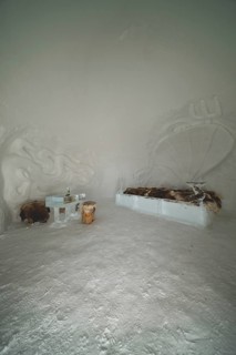 Igloo Suite, Igloo Lodge at Höfatsblick am Nebelhorn Station, near Oberstdorf, Allgäu Alps, Allgäu,