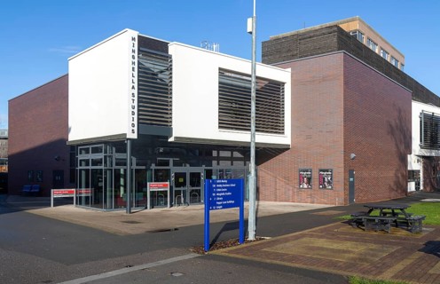 Minghella Studios building, Whiteknights Campus, University of Reading, Reading, Berkshire,
