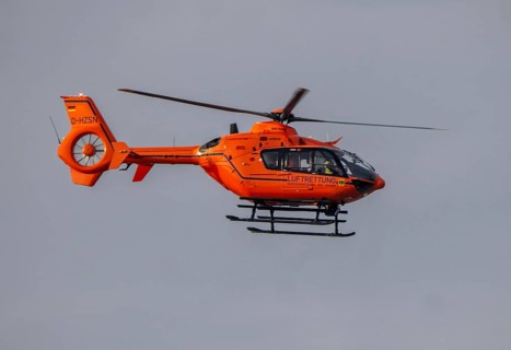 Rescue helicopter, air rescue from the Federal Ministry of the Interior, BMI, Christoph 3,