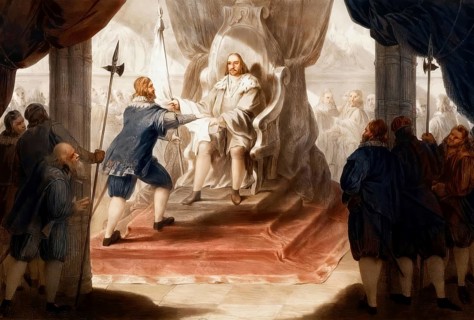 Vasco da Gama‘s audience with King Manuel I after his return to Portugal, September 1499