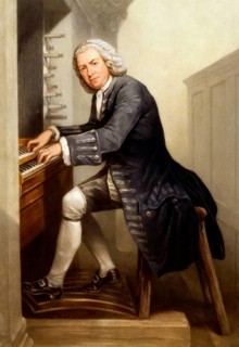 Johann Sebastian Bach, 1685 - 1750, German composer, digital edited