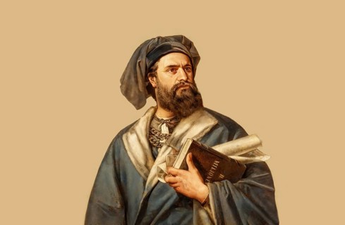 Marco Polo, c.?1254 –1324, an Italian merchant, explorer and writer, digital edited