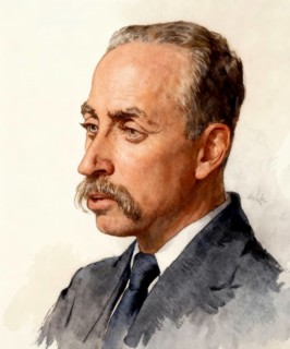 Portrait of Rainer Maria Rilke, 1875 – 1926, Austrian poet and novelist, based on a sketch by Emil