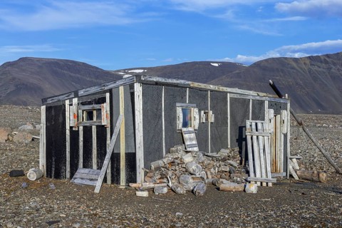 1928 Ritter Hut, built by Norwegian trapper Hilmar Nøis where Austrian author Christiane Ritter