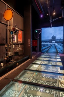 Interior of Train World, railway museum in Schaerbeek, Schaarbeek, Brussels, Belgium