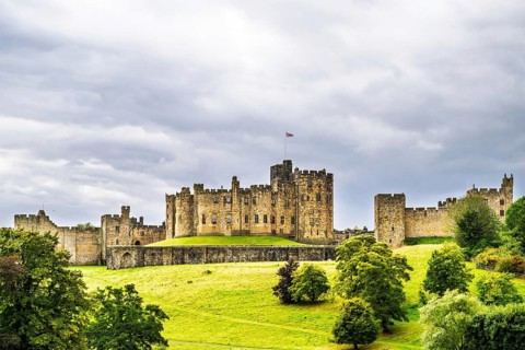 Alnwick Castle, Alnwick, Northumberland, England, UK