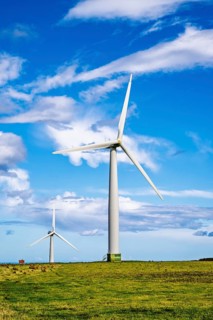 Wind Farm in southeast Scotland, UK