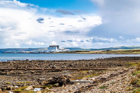 Torness Nuclear Power Station, Torness Point, Dunbar, East Lothian, Scotland, UK