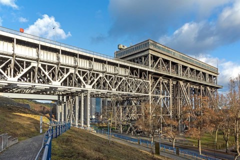 Old boat lift, Niederfinow, Brandenburg, Germany
