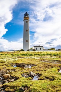 Barns Ness Lighthouse, Dunbar, East Lothian, Scotland, UK