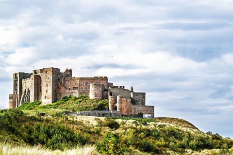 Bamburgh Castle, Northumberland, Northeast Coast, England, UK