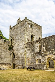 Ruins of Portchester Castle, Portchester, Fareham, Hampshire, UK