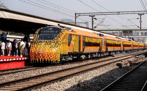 The country's first Vande Bharat sleeper train operating between Guwahati (Kamakhya) and Howrah