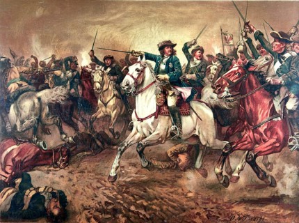 In the Battle of Fehrbellin on 28 June (Gregorian) 1675, the troops of Brandenburg-Prussia under