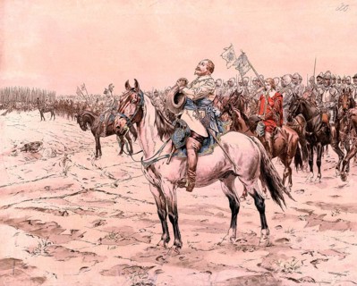 Before the Battle of Lützen on November 6, 1632, Gustav II Adolf, the Swedish king and leader of