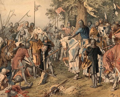 Frederick the Handsome, Frederick the Handsome, was captured in the Battle of Mühldorf, also known