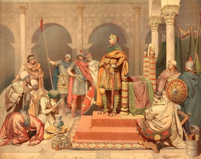 Charlemagne maintained diplomatic relations with various Islamic Moorish rulers in the 8th and