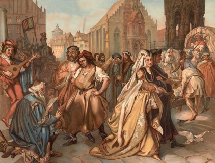 The heyday of the trading city of Nuremberg, end of 15th and beginning of 16th century, school