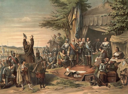Before the Battle of White Mountain on November 8, 1620, Maximilian I of Bavaria acted as a central