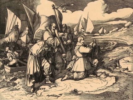 King Gustav II Adolf of Sweden set foot on German soil for the first time on the evening of 24 June