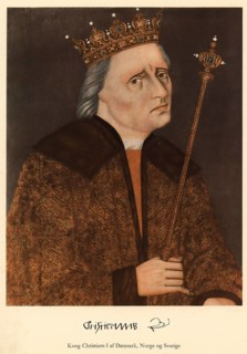 Christian I of Denmark, Norway and Sweden, (born ca. February 1426 in Oldenburg, died 21 May 1481