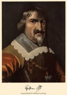 King Christian IV (1577 to 1648) was King of Denmark and Norway and Duke of Holstein and Schleswig