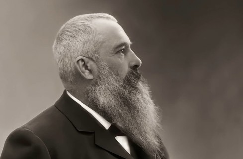 Claude Monet, 1840 – 1926, French painter and founder of Impressionism, digitally optimized based