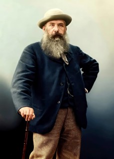 Claude Monet, 1840 – 1926, French painter and founder of Impressionism, digitally optimized based