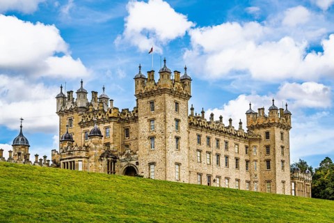 Floors Castle, Duke of Roxburghe, Roxburghshire, Scotland, UK