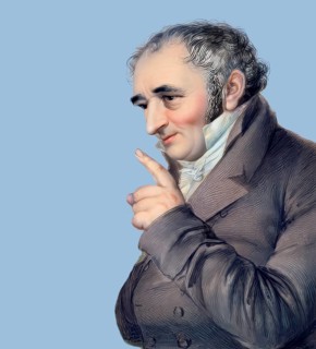 Portait of Johann Peter Hebel, 1760 - 1826, German poet, Protestant theologian and educator,