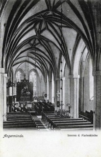 Angermünde, St. Mary's Church, district of Uckermark in the state of Brandenburg, Germany,