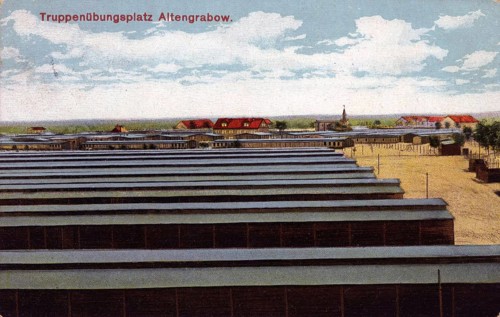 Alten-Grabow military training area, in the district of Jerichower Land in Saxony-Anhalt, postcard,