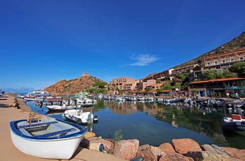 Boats in Port de Porto or Port of Porto on the Porto River, behind the Genoese Tower, Porto, Ota,