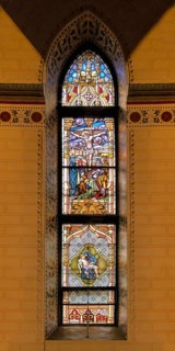 Saint Paul of the Cross cathedral, Stained Glass windows, Rousse, Bulgaria