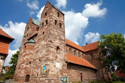 Fredelsloh Romanesque Abbey, former monastery in Fredelsloh, Lower Saxony, Germany