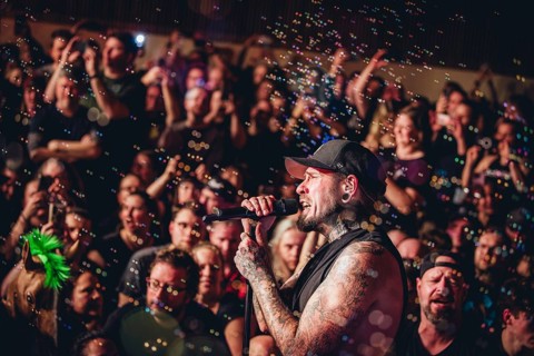 Singer Matthias Engst from Engst live on 10-year anniversary tour tour at Berlin's Astra Kulturhaus