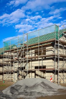 Castrop-Rauxel, North Rhine-Westphalia, Germany - residential construction in the Ruhr area. New