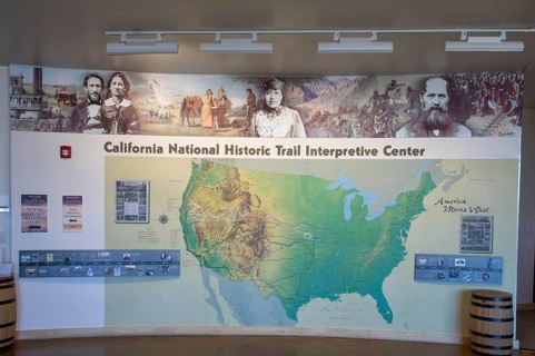 Elko, Nevada - The California Trail Interpretive Center tells the story of the emigrants who